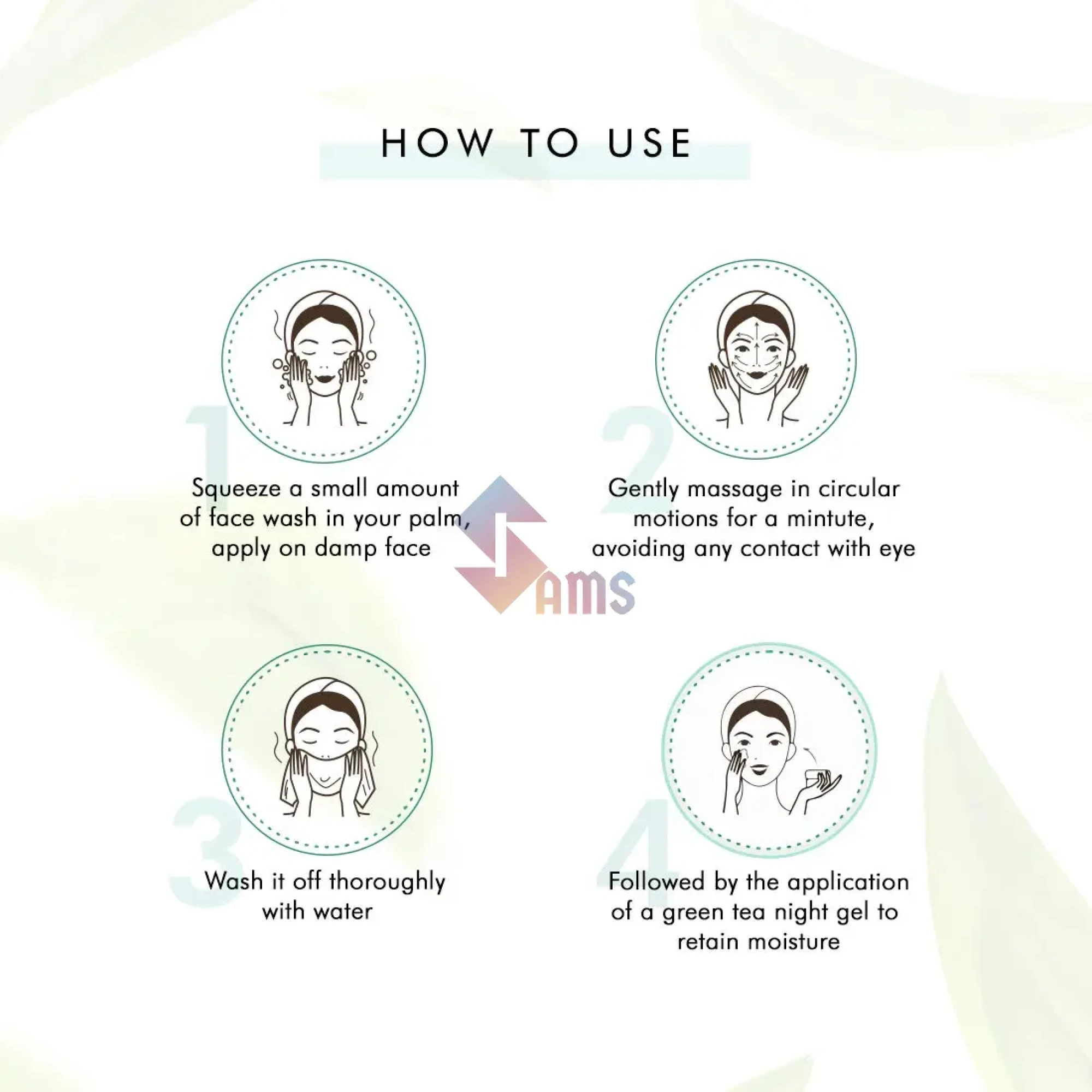 Mcaffeine green tea face wash 100 pk2 2.webp